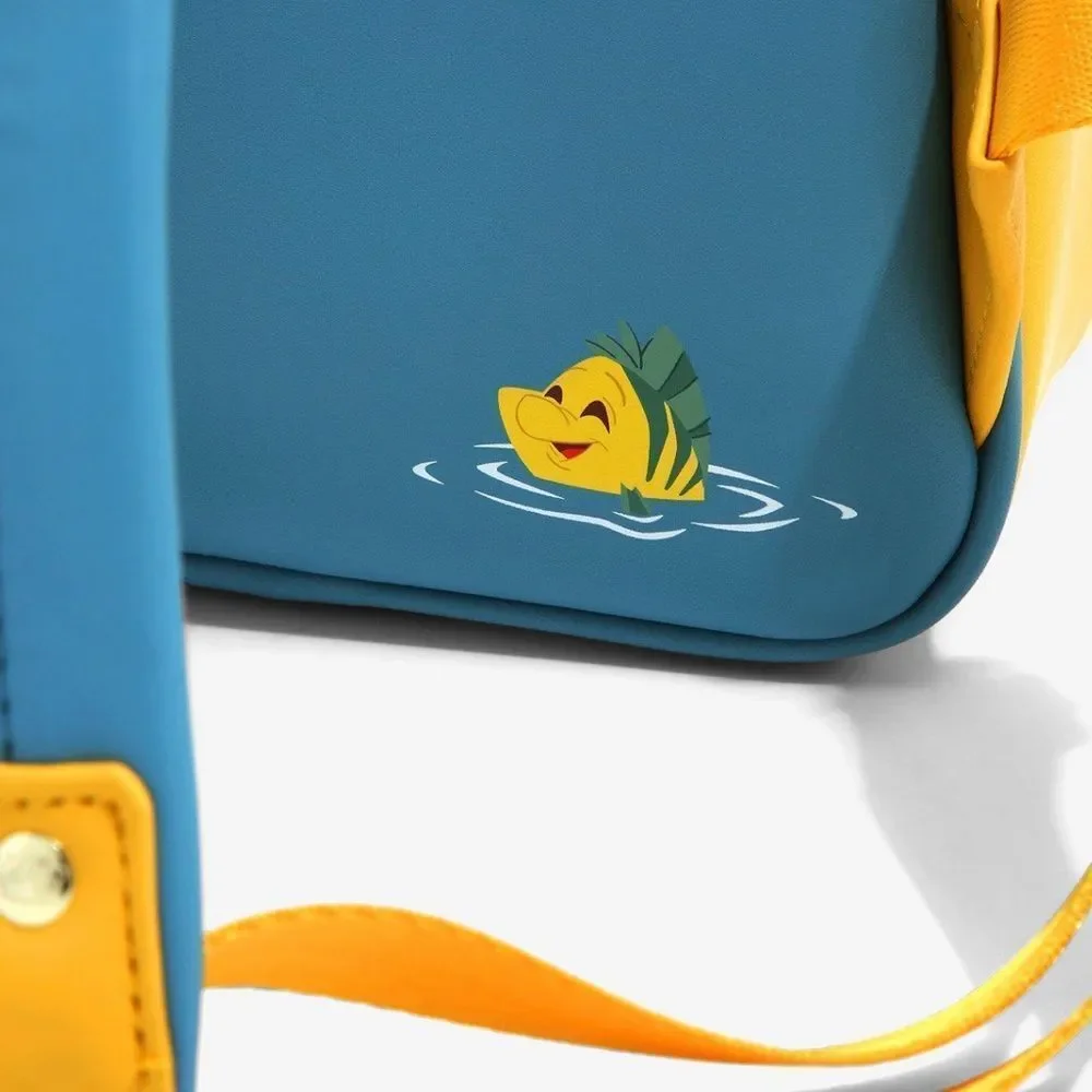 - 𝅺Loungefly Disney The Little Mermaid Ariel and Eric Beach mini backpack